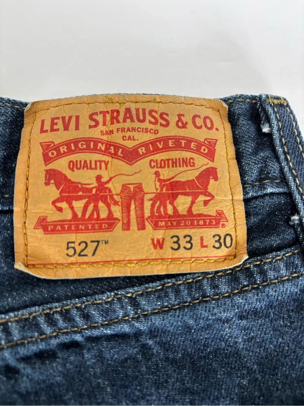 Levi's Men's Dark Blue Bootcut Jeans